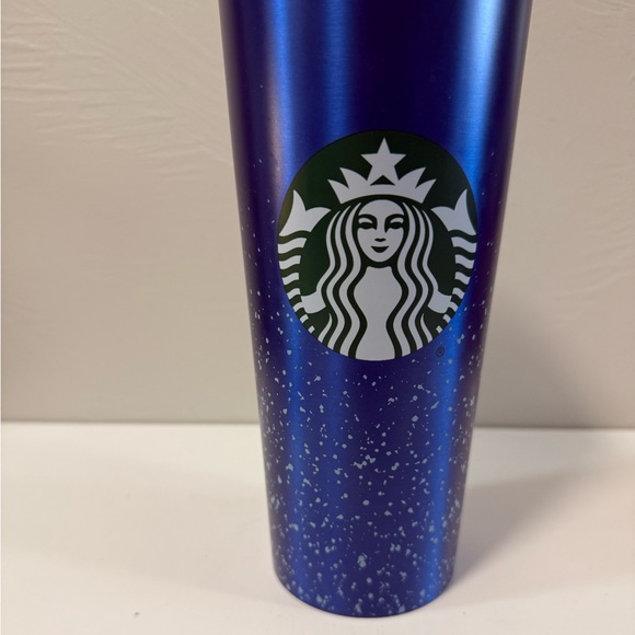 Starbucks 202 Stainless Steel Tumbler Ombre Speckled Dory Straw Cold‎ Cup 24oz - Picture 2 of 7